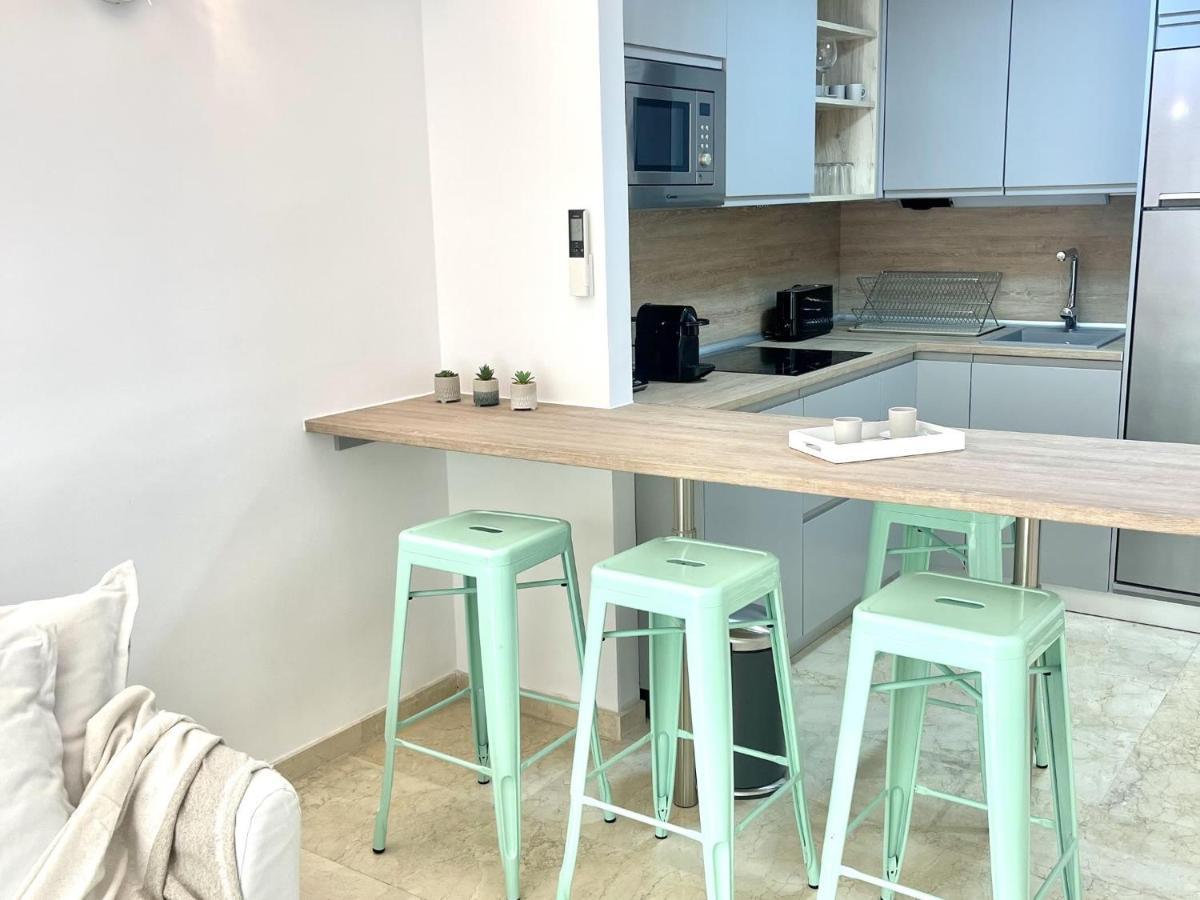 Apartbeach Michelangelo De Luxe Climatizado Y Junto Playa 08 Σαλού Εξωτερικό φωτογραφία