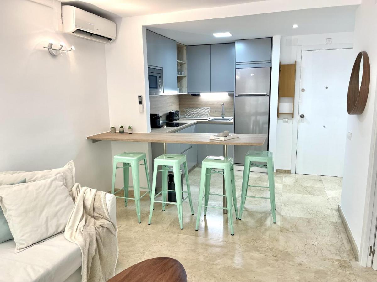 Apartbeach Michelangelo De Luxe Climatizado Y Junto Playa 08 Σαλού Εξωτερικό φωτογραφία