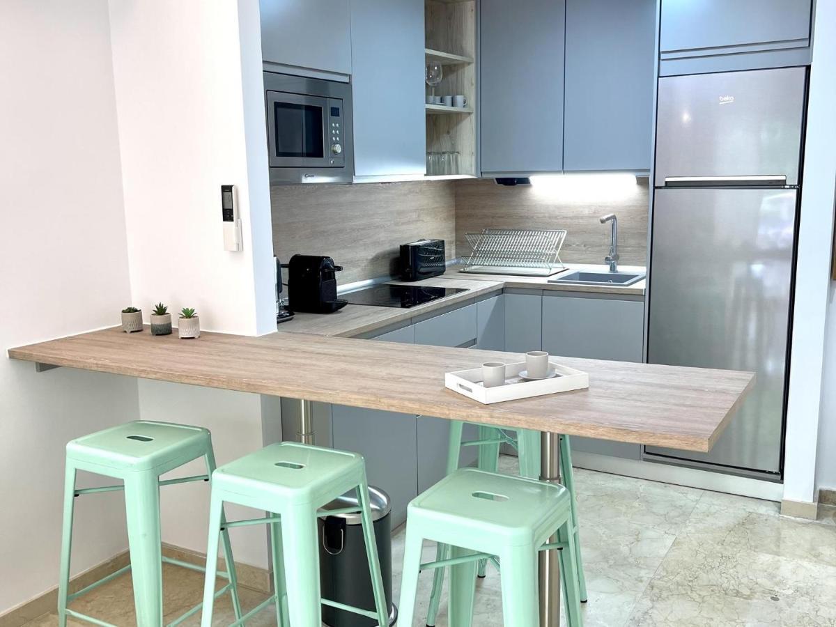 Apartbeach Michelangelo De Luxe Climatizado Y Junto Playa 08 Σαλού Εξωτερικό φωτογραφία